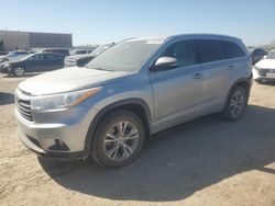 Salvage cars for sale at Kansas City, KS auction: 2015 Toyota Highlander XLE