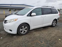 Salvage cars for sale from Copart San Diego, CA: 2013 Toyota Sienna LE