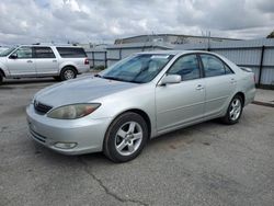 Salvage cars for sale from Copart Bakersfield, CA: 2003 Toyota Camry LE