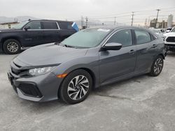 Salvage cars for sale at Sun Valley, CA auction: 2019 Honda Civic LX