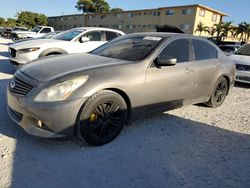 Infiniti salvage cars for sale: 2011 Infiniti G37 Base