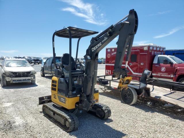 2022 John Deere 17G Mini Excavator