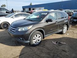 Salvage cars for sale at Woodhaven, MI auction: 2013 Honda CR-V EXL