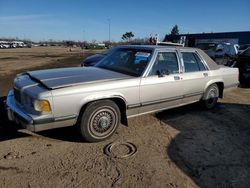 Salvage cars for sale at Woodhaven, MI auction: 1991 Mercury Grand Marquis GS