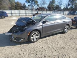 Salvage cars for sale at Hampton, VA auction: 2016 Chrysler 200 Limited