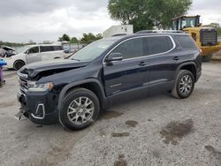 Salvage cars for sale at Orlando, FL auction: 2021 GMC Acadia SLT