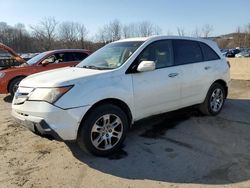 Salvage cars for sale at Marlboro, NY auction: 2008 Acura MDX Technology