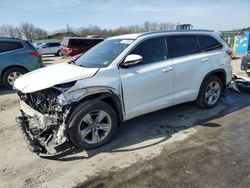 Salvage cars for sale at Duryea, PA auction: 2016 Toyota Highlander Limited