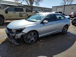 Salvage cars for sale at Albuquerque, NM auction: 2017 Honda Accord Sport Special Edition