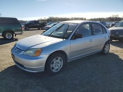 Honda salvage cars for sale: 2002 Honda Civic LX