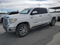 Salvage trucks for sale at Anthony, TX auction: 2016 Toyota Tundra Crewmax Limited