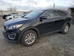 Salvage cars for sale at Arlington, WA auction: 2016 KIA Sorento LX