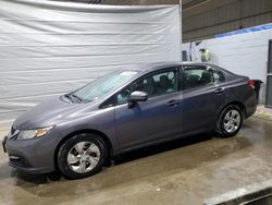 Salvage cars for sale at Candia, NH auction: 2015 Honda Civic LX