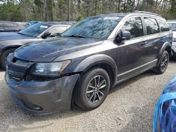 Salvage cars for sale at Harleyville, SC auction: 2018 Dodge Journey SE