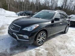 Salvage cars for sale from Copart Cookstown, ON: 2016 Infiniti QX50