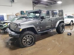 Salvage cars for sale at Elgin, IL auction: 2016 Jeep Wrangler Unlimited Sahara