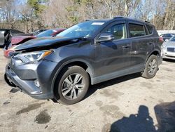 Salvage cars for sale at Austell, GA auction: 2017 Toyota Rav4 XLE