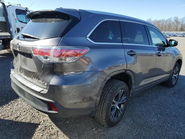 2016 Toyota Highlander XLE