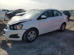 Chevrolet salvage cars for sale: 2012 Chevrolet Sonic LT