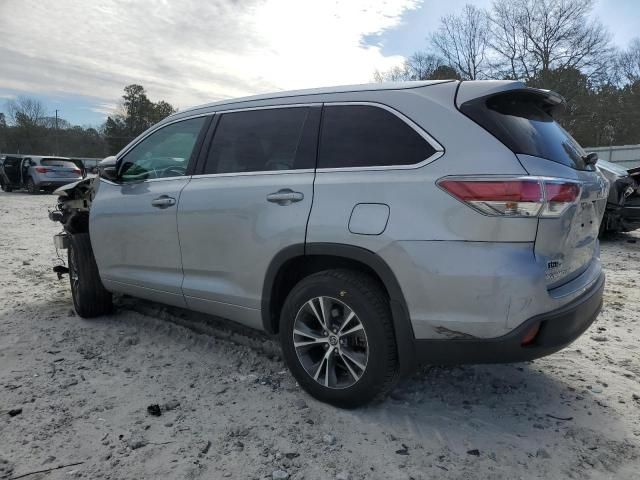 2016 Toyota Highlander XLE