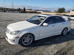 Salvage cars for sale at Mentone, CA auction: 2013 Mercedes-Benz C 250