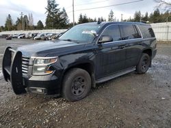 Salvage cars for sale at Graham, WA auction: 2020 Chevrolet Tahoe Police