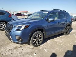 Salvage cars for sale at Cahokia Heights, IL auction: 2022 Subaru Forester Limited