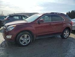 Chevrolet Equinox lt salvage cars for sale: 2016 Chevrolet Equinox LT