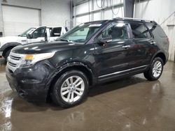 Salvage cars for sale at Ham Lake, MN auction: 2014 Ford Explorer XLT