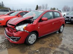 Salvage cars for sale at Bowmanville, ON auction: 2020 Mitsubishi Mirage ES