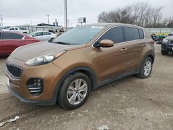 Salvage cars for sale at Oklahoma City, OK auction: 2017 KIA Sportage LX