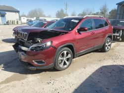 Jeep salvage cars for sale: 2020 Jeep Cherokee Limited