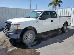 Salvage cars for sale at Riverview, FL auction: 2014 Ford F150 Super Cab