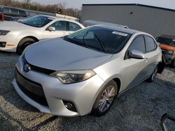 Carros salvage sin ofertas aún a la venta en subasta: 2015 Toyota Corolla L