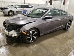 Salvage cars for sale at Avon, MN auction: 2017 Honda Civic Touring