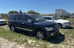 Salvage cars for sale at Apopka, FL auction: 2007 Infiniti QX56