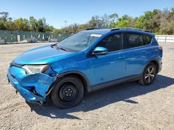 Salvage cars for sale at Riverview, FL auction: 2017 Toyota Rav4 XLE