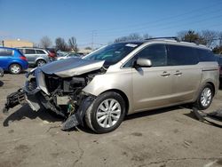 Vehiculos salvage en venta de Copart Moraine, OH: 2015 KIA Sedona EX