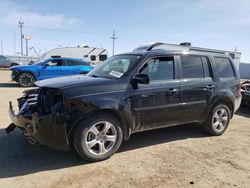 Salvage cars for sale at Greenwood, NE auction: 2015 Honda Pilot EXL