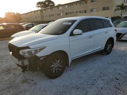 Salvage cars for sale at Opa Locka, FL auction: 2013 Infiniti JX35