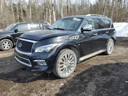 Infiniti Vehiculos salvage en venta: 2017 Infiniti QX80 Base