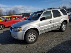 Salvage cars for sale at Arlington, WA auction: 2007 Ford Escape Limited