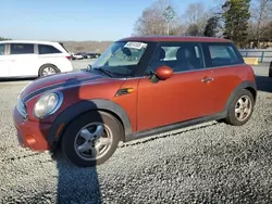 Salvage cars for sale at Concord, NC auction: 2011 Mini Cooper