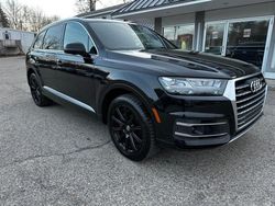 Salvage cars for sale at North Billerica, MA auction: 2017 Audi Q7 Premium Plus