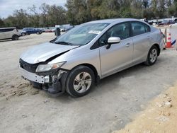 Honda salvage cars for sale: 2015 Honda Civic LX