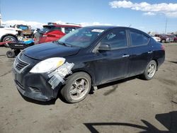 Nissan salvage cars for sale: 2012 Nissan Versa S