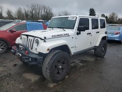 Jeep salvage cars for sale: 2015 Jeep Wrangler Unlimited Rubicon