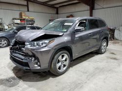 Salvage cars for sale at Chambersburg, PA auction: 2019 Toyota Highlander Hybrid Limited