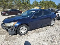 Salvage cars for sale at Houston, TX auction: 2009 Honda Accord LX