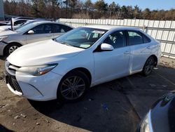 Salvage cars for sale at Exeter, RI auction: 2016 Toyota Camry LE